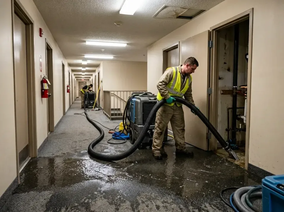 multi-unit-apartment-hallway-f-005 — frequently asked questions, Emergency Burst Pipe Water Extraction & Removal in Kalamazo…